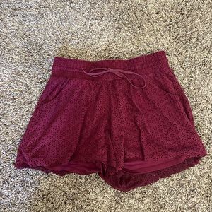 Maurices burgundy shorts